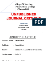 Journal Critique