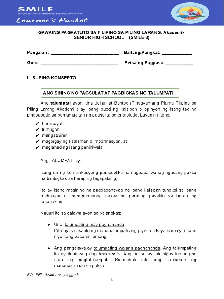 FPL Akad SLP-8 | PDF