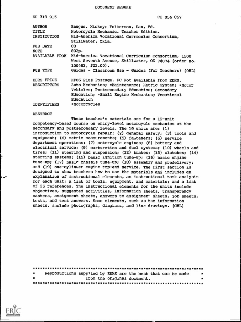 MOTORCYCLE REPAIR MANUAL PDF FREE DOWNLOAD visual data 7