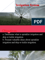 Designs of Irrigation System TLE8