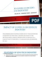 Impact of Covid 19 On Edu-Tech Industry