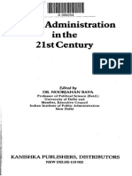 Public Administration in The 21st Century: Kanishka Publishers, Distributors