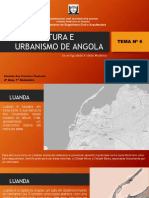 Tema N.º6 Arquitetura e Urbanismo de Angola