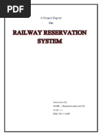 Railway Reservation Project