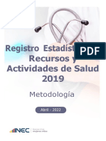 Registro Estadistico de Salud