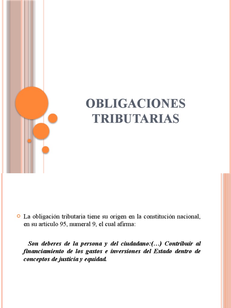 Obligaciones Tributarias en Colombia | PDF | Impuestos | Gobierno