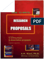 Writing a research proposal