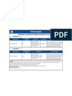 Fichas de Requisitos para Inscripción y Actualización para Artesanos