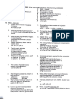 Biochem 1 Internal Exam QN Paper