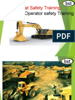 Excavator Operator Safety Training.