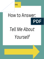 Job Interviews - How To Answer - Tell Me About Yourself.