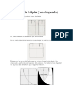 Patrón  falda tulipán