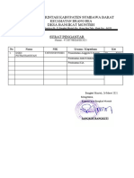 Surat pengantar nomor 472/077/BKM/III/2021