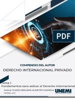 Unidad 3: Derecho Internacional Privado