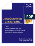 APOP07 D3PRO Clarificación Dinamica para Aceite Crudo de Palma - Spanish