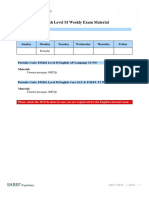 2223 Level M English Exam Related Materials T2 Wk9