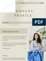 Company Profile: Business Project Proposal