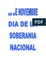 Acto Del 20 de Noviembre 2