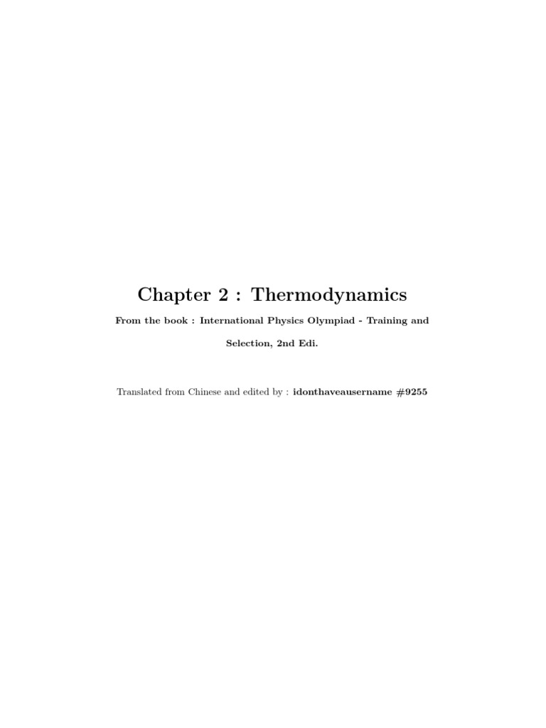 Entropy Change in Ideal Gas Processes | PDF | Gases | Temperature