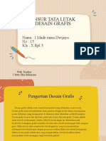 Unsur Tata Letak Desain Grafis: Nama: I Made Rama Dwijaya No: 15 KLS: X RPL 3