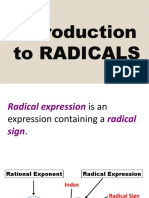 Introduction to Radicals and Their Expressions