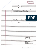 s1 the Normal Distribution Revised Notes