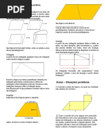 Áreas de Figuras Planas Básicas