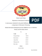 Student Information Menagement System