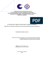 La Gestión Del Turismo Comunitario Campesino e Indígena