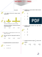 Yeni Sistem Matematik 5.sınıf 1.dönem 2.yazılı