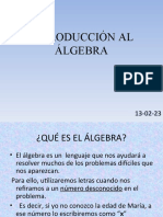 Presentacion de Algebra