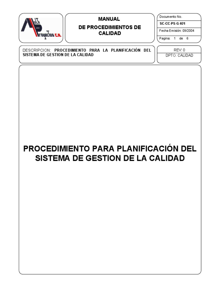 Sc Cc Ps G 021 Planificacion Del Sistema De Gestion De La Calidad 04
