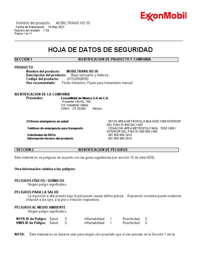 Mobiltrans HD Series | PDF | Agua | Higiene