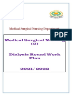 Dialysis Round Work Plan 2022 - للطلاب