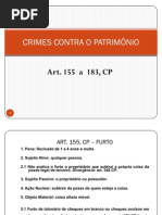 CRIMES COntra o Patrimonio