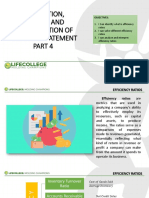 Analyzing Financial Efficiency Ratios