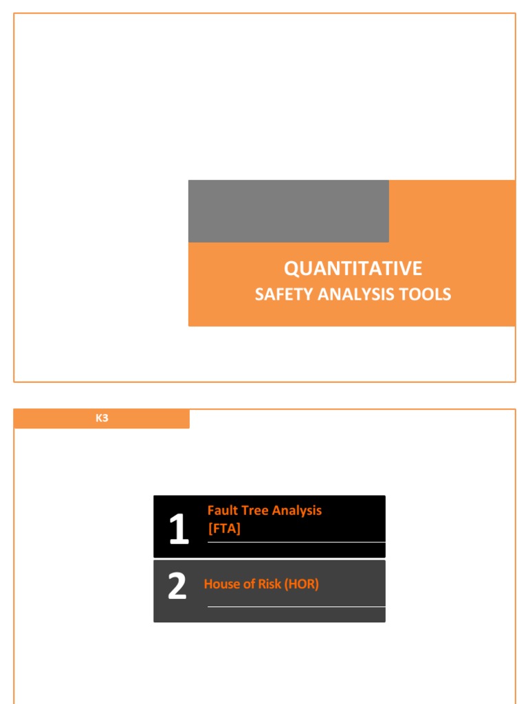 Quantitative Safety Tools | PDF