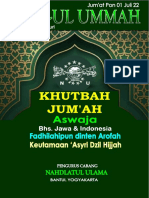 Khutbah 01 Juli 22