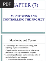 Chapter 7 - Monitoring and Controlling The Project