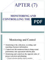 Chapter 7 - Monitoring and Controlling The Project