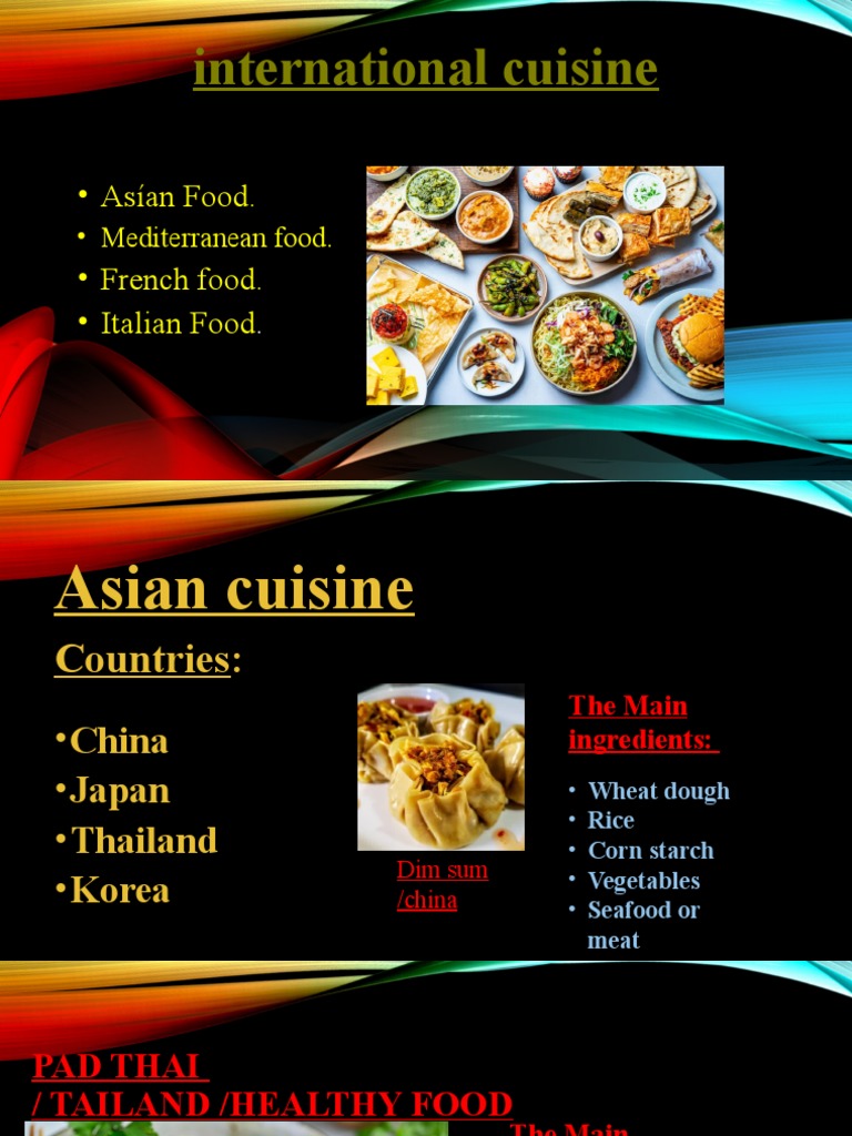 International Cuisine PDF