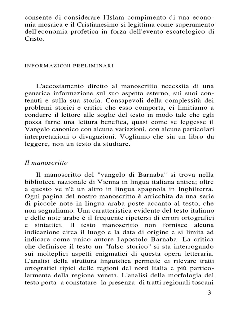 Vangelo Di Barnaba p3 PDF