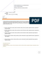 Prova substitutiva de Tecnologia Ambiental