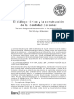 El diálogo tónico y la construcción de la identidad