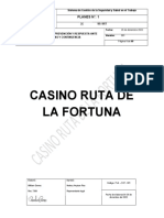 Plajn de Emergencia Casino Ruta de La Fortuna