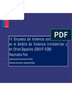 Presentación de Resultados IV ENVIF-VCM