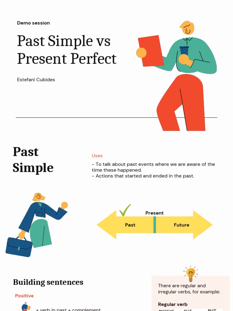 PRESENT SIMPLE VS PAST PERFECT intelligence overview