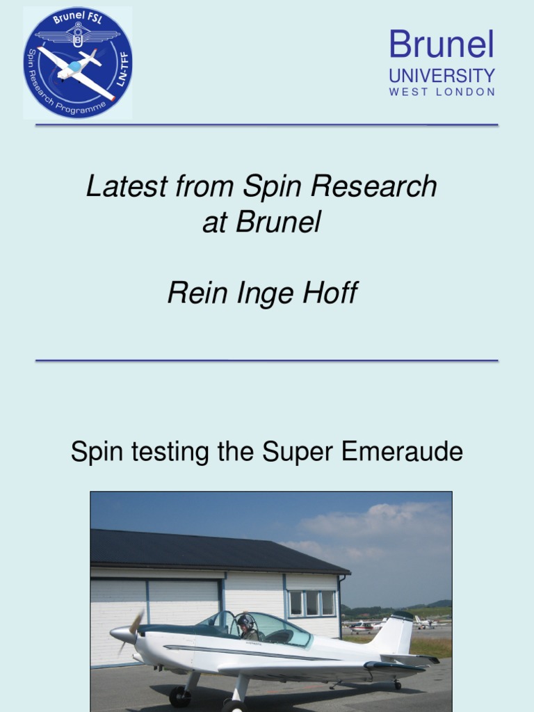 08 - Hoff - Spin Research Update | PDF | Rotation | Acceleration