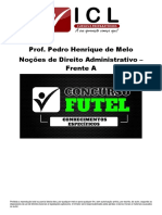 Apostila - Noções de Direito Administrativo - Prof. Pedro Melo