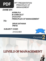 2 Levels of MGMT 2 2